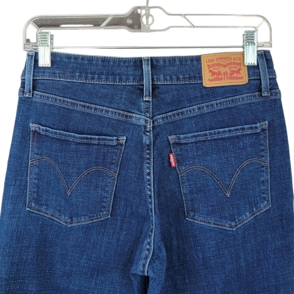 LEVI'S Woman's Classic Mid Rise Skinny Studded Jeans Denim Sz 8 29/30 - Picture 5 of 16